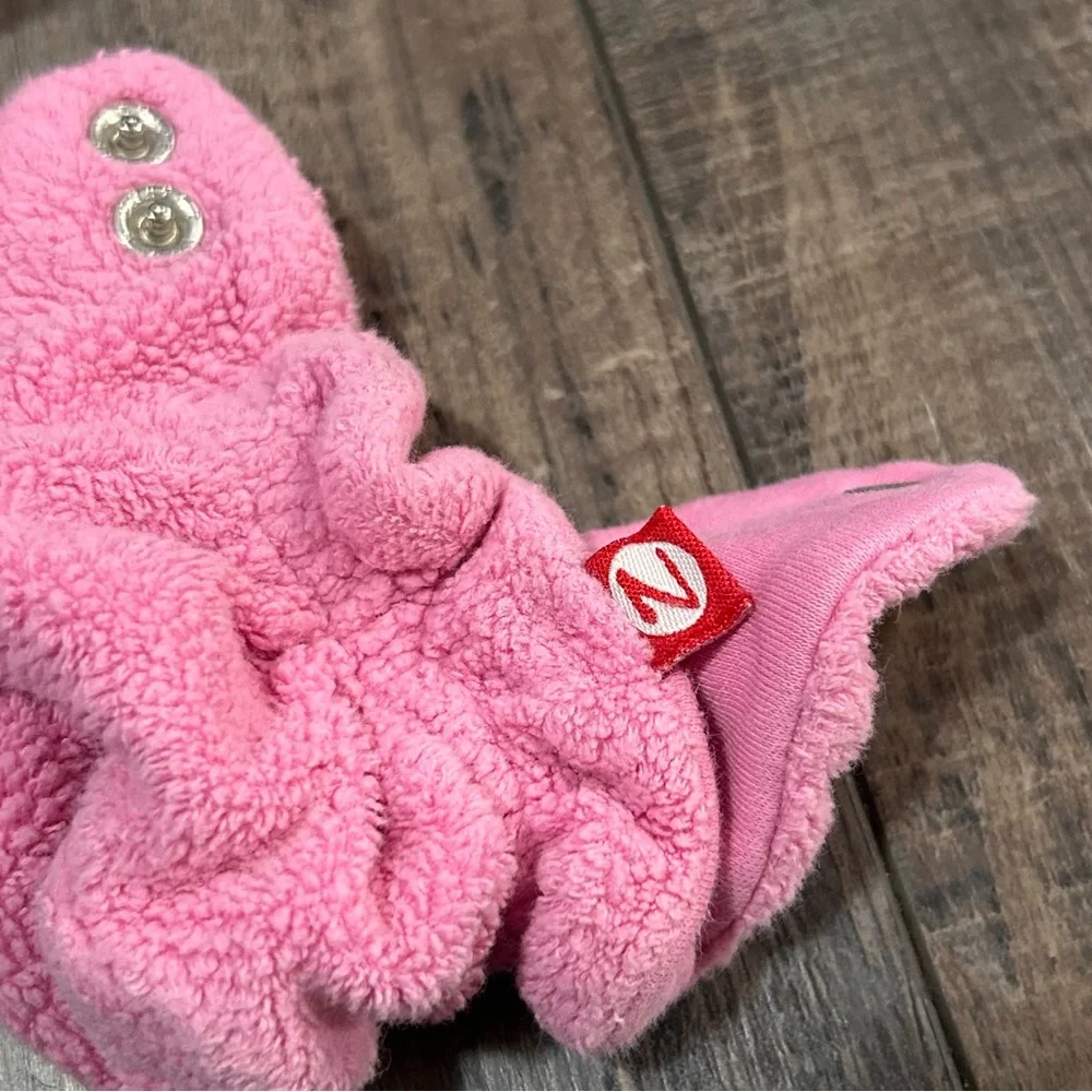 Zutano Cozy Fleece Pink Booties Infant Size‎ 6 Months